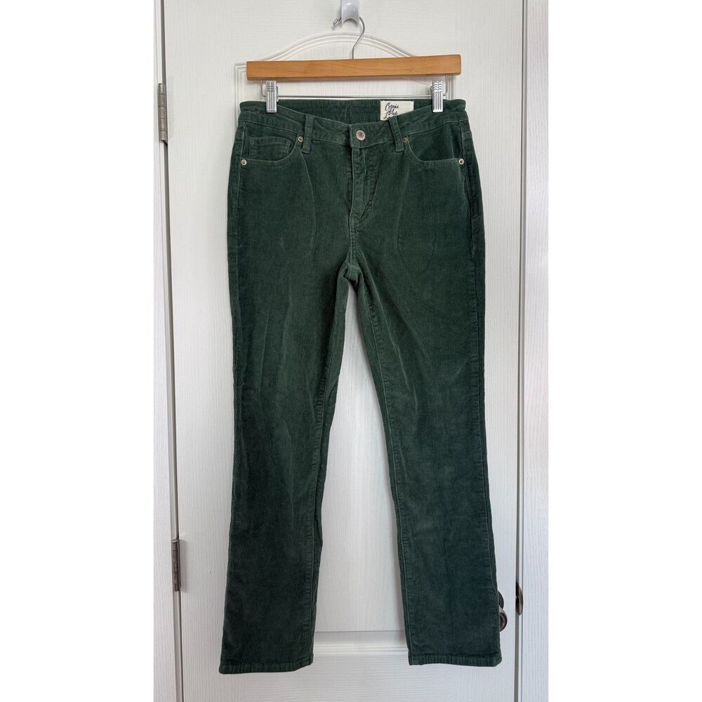 Cosmic Blue Love Women's Green Corduroy Skinny Pants Size 28